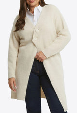 Mat Fashion Asymmetric Knitted Long Cardigan Natural 8401.5039.W_NATURAL
