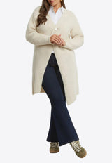Mat Fashion Asymmetric Knitted Long Cardigan Natural 8401.5039.W_NATURAL