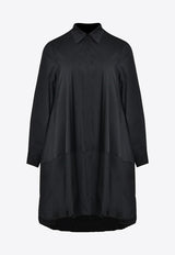Mat Fashion Balloon Knee-Length Shirt Dress Black 8401.7024.W_BLACK