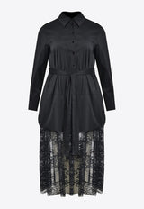 Mat Fashion Camisole Midi Shirt Dress Black 8401.7060.W_BLACK