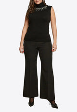 Mat Fashion Embellished Knitted Top Black 8404.1009.Ν.W_BLACK