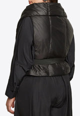 Mat Fashion Sleeveless Wrap Puffer Vest Black 8404.3003.Ν.W_BLACK