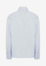 Gucci Horsebit Buttoned Shirt Light Blue 841624ZAT43/R_GUC-4147