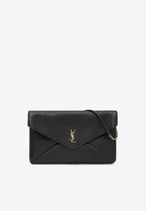 Saint Laurent XXL Cassandre Envelope Clutch Bag Black 841702AACYT/R_YSL-1000