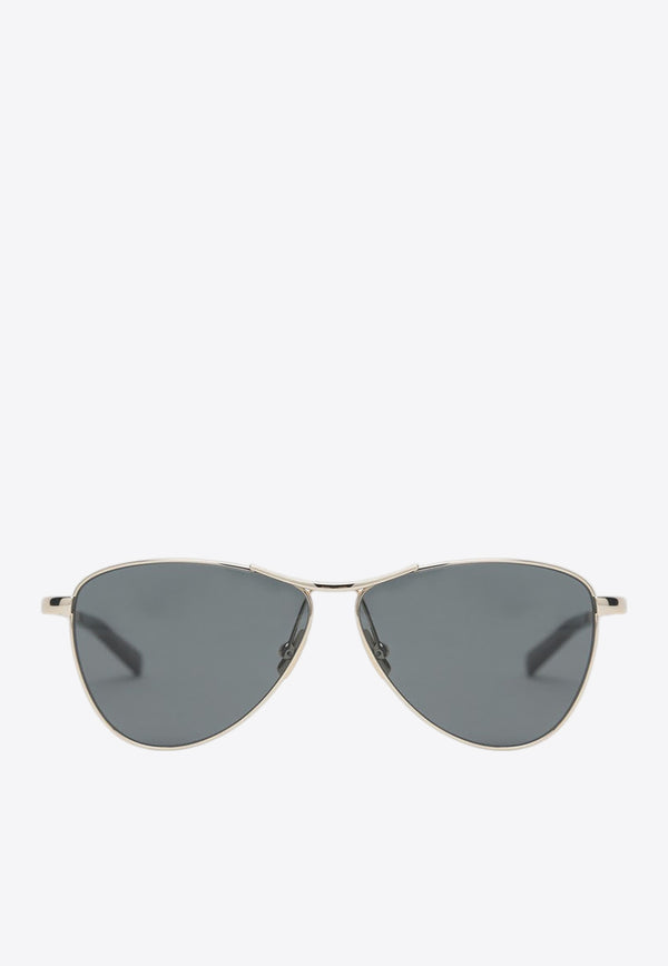 Saint Laurent Essential Aviator Sunglasses Gray 843055Y9969/R_YSL-8033