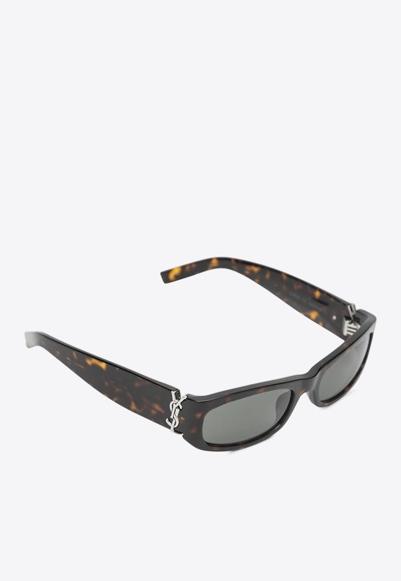 Saint Laurent Cassandre Rectangular Sunglasses Gray 843065Y9956/R_YSL-2338