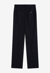 Saint Laurent Wool Straight-Leg Pants Blue 844153Y5K32/R_YSL-4140