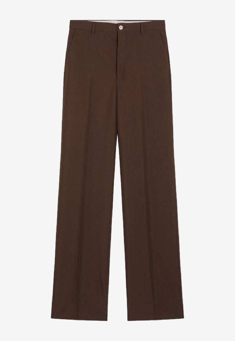 Gucci Tailored Straight-Leg Pants Brown 845357ZAFKB/R_GUC-2046