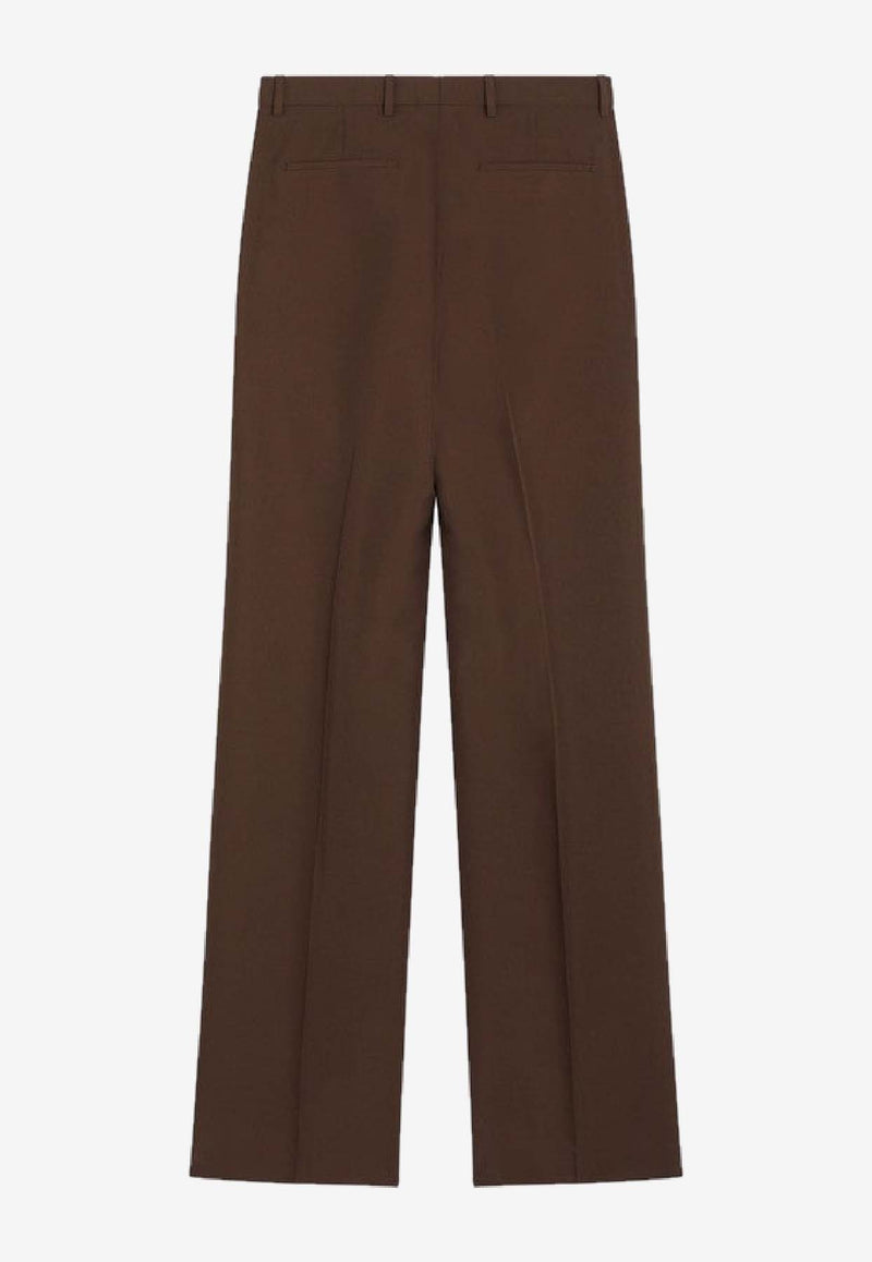 Gucci Tailored Straight-Leg Pants Brown 845357ZAFKB/R_GUC-2046