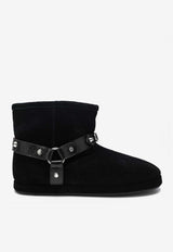 Balenciaga Alaska Soft Ankle Boots with Studs Black 845895WBFC3/R_BALEN-1081