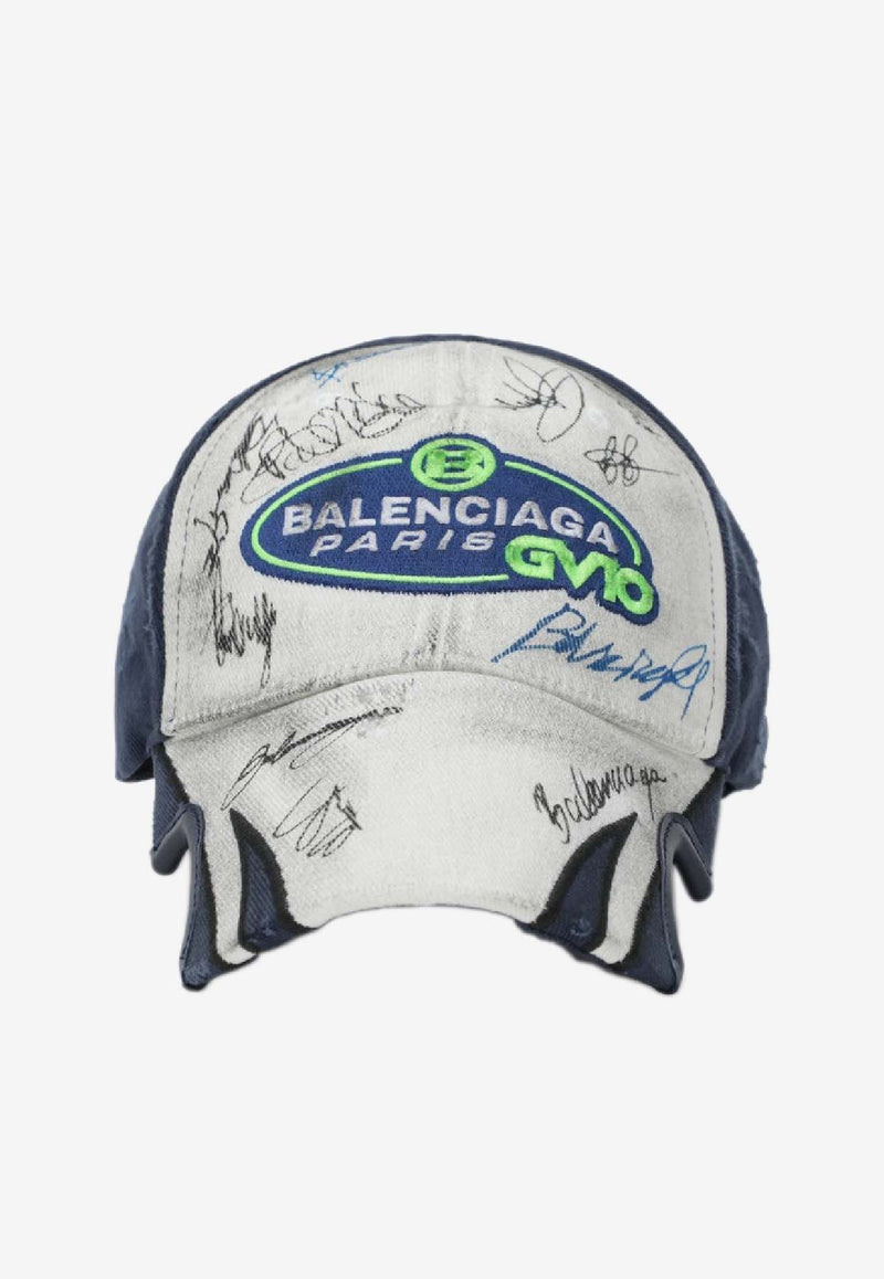 Balenciaga Distressed Banana Baseball Cap Multicolor 846555410B2/R_BALEN-9168