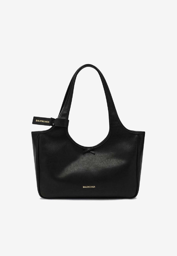 Balenciaga Laundrette East-West Leather Tote Bag Black 8469472AB5X/R_BALEN-1000