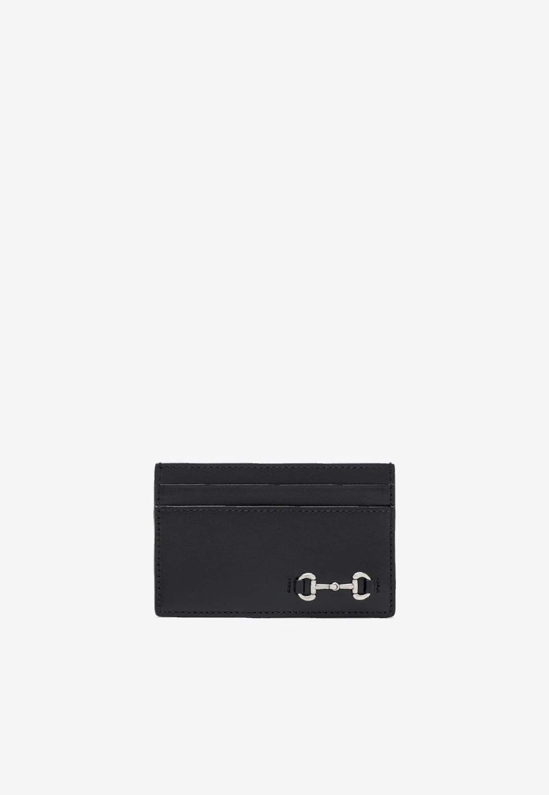Gucci Horsebit Leather Cardholder Black 846952AAFP1/R_GUC-1000