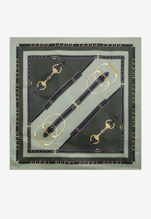 Gucci Silk Twill Carré Scarf 8478923G001/R_GUC-3467