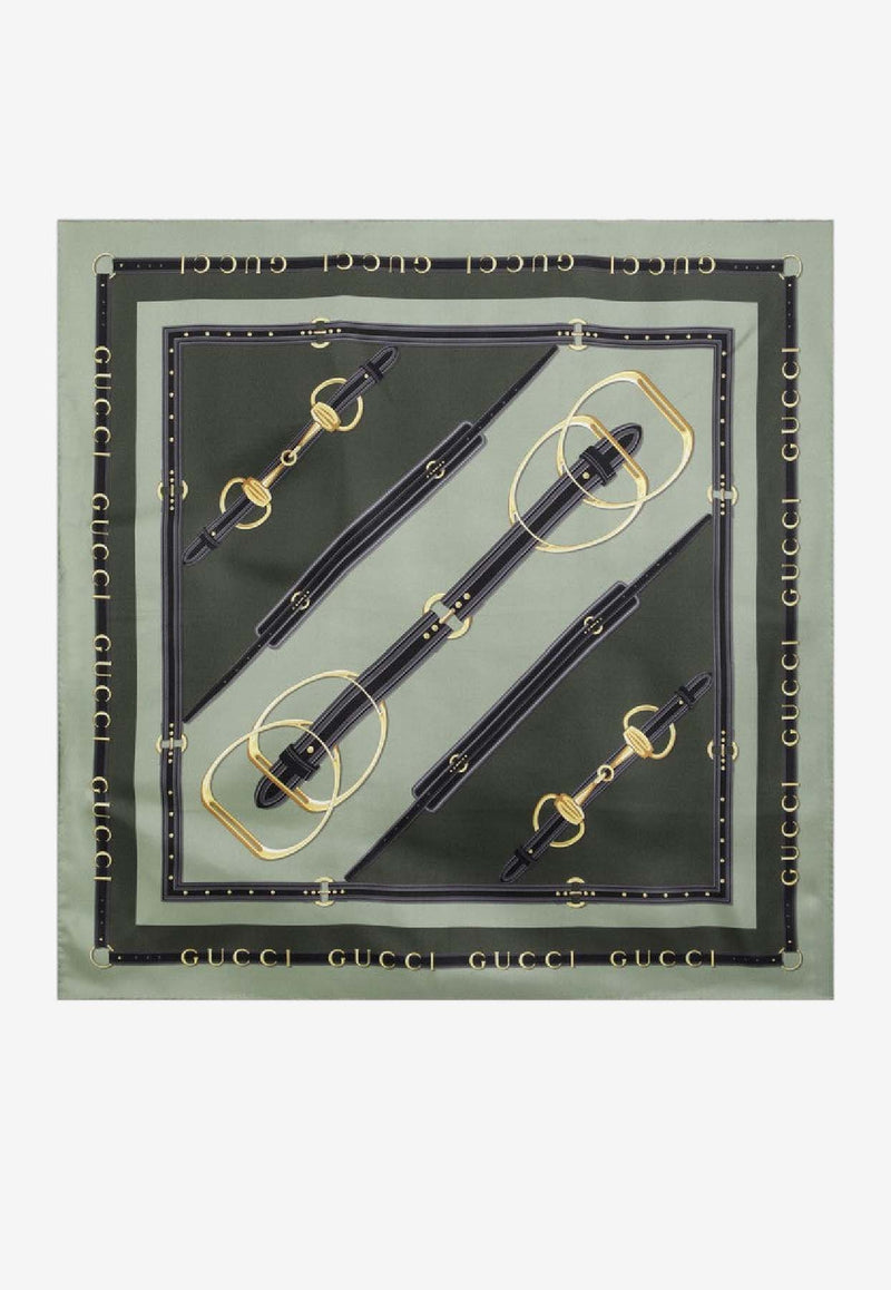 Gucci Silk Twill Carré Scarf 8478923G001/R_GUC-3467