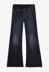 Balenciaga Curved Waist Jeans Blue 848019TTW64/S_BALEN-8074