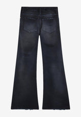 Balenciaga Curved Waist Jeans Blue 848019TTW64/S_BALEN-8074
