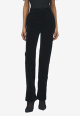 Alexander McQueen Flared-Leg Tailored Pants Black 848860QEAGW 1000
