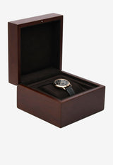 Slim d'Hermes Squelette Lune Graphite Matte Alligator Strap - 39.5 mm