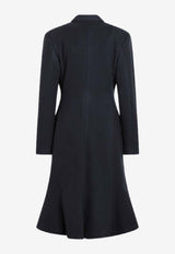 Balenciaga Double-Breasted Wool Coat Navy 850608TQU14/R_BALEN-8230