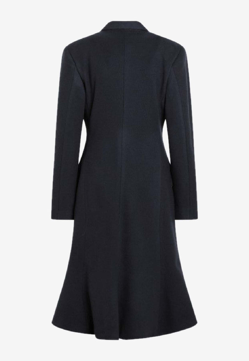 Balenciaga Double-Breasted Wool Coat Navy 850608TQU14/R_BALEN-8230