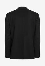 Balenciaga Single-Breasted Wool Blazer Black 850772TPT07/R_BALEN-1038
