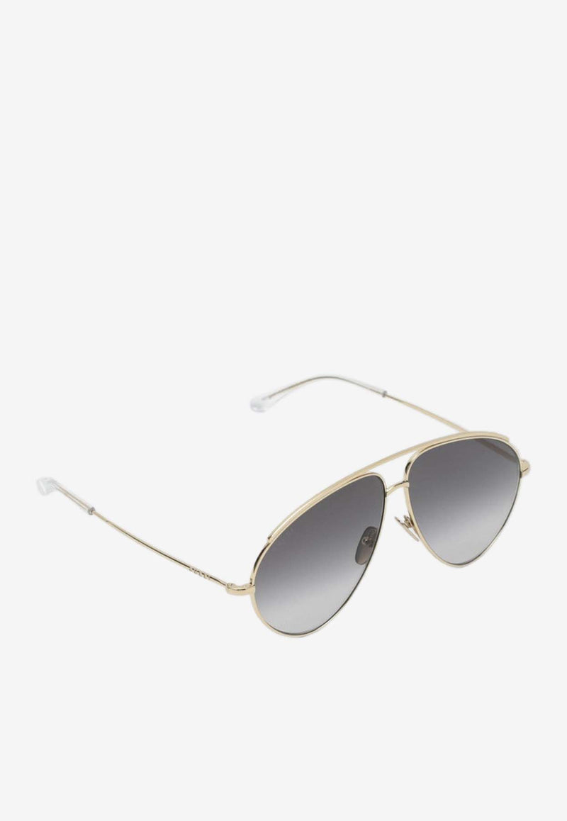 Gucci Logo Aviator Sunglasses Gray 851180I3330/R_GUC-8012