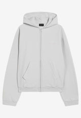 Balenciaga Zip-Up Hooded Sweatshirt Off-white 851236TTVJ2/R_BALEN-2420