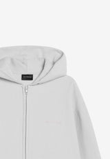 Balenciaga Zip-Up Hooded Sweatshirt Off-white 851236TTVJ2/R_BALEN-2420