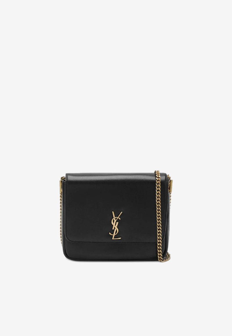 Saint Laurent Mini Kate Leather Clutch Bag Black 8515571EL0W/R_YSL-1000