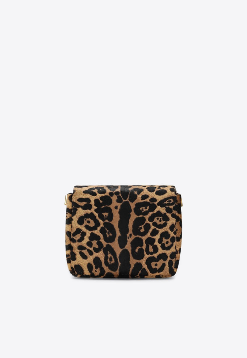 Saint Laurent Kate Leopard Print Crossbody Bag Brown 851557AAFQZ/R_YSL-2499