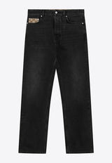 Gucci Délavé Straight-Leg Jeans Black 852359XDDE5/S_GUC-1000