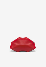 Alexander McQueen Manta Calf Leather Clutch Red 8613741VDXA 6406