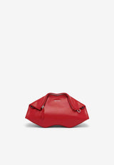 Alexander McQueen Manta Calf Leather Clutch Red 8613741VDXA 6406