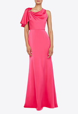 Theia Darcie Flutter One-Shoulder Gown Pink 88113118_PINK