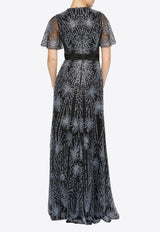 Theia Lavina Beaded Gown Black 88114990_BLACK MULT