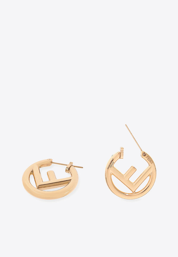 Fendi F is Fendi Hoop Earrings Gold 8AG745B08_F0CFK