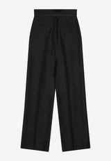Straight-Leg Tailored Pants