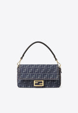 Baguette Denim Shoulder Bag