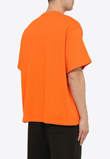 Moncler X Roc Nation Logo Print Crewneck T-shirt Orange 8C000-0689A8Y/N_MONGE-328