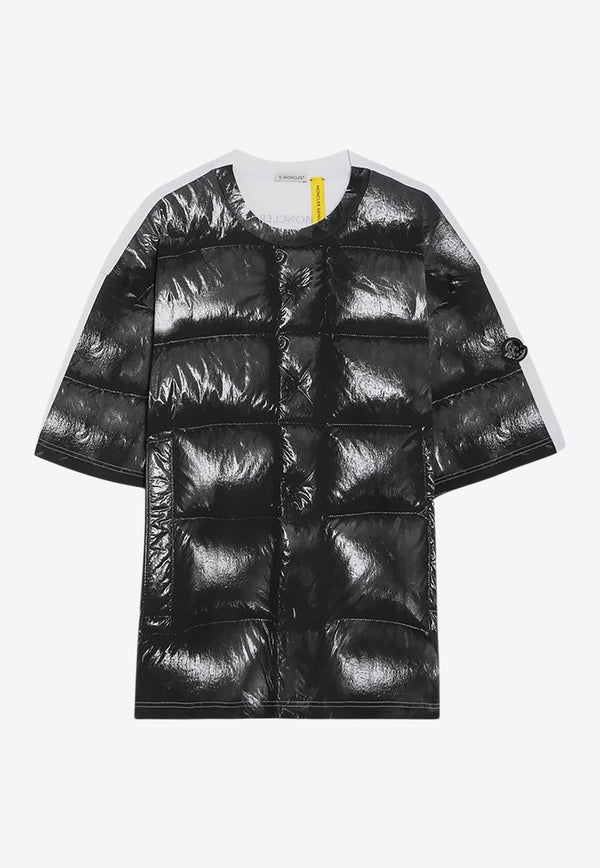 Moncler  X A$Ap Rocky Digital Quilting Print T-shirt Black 8C0000189AYW/R_MONGE-999