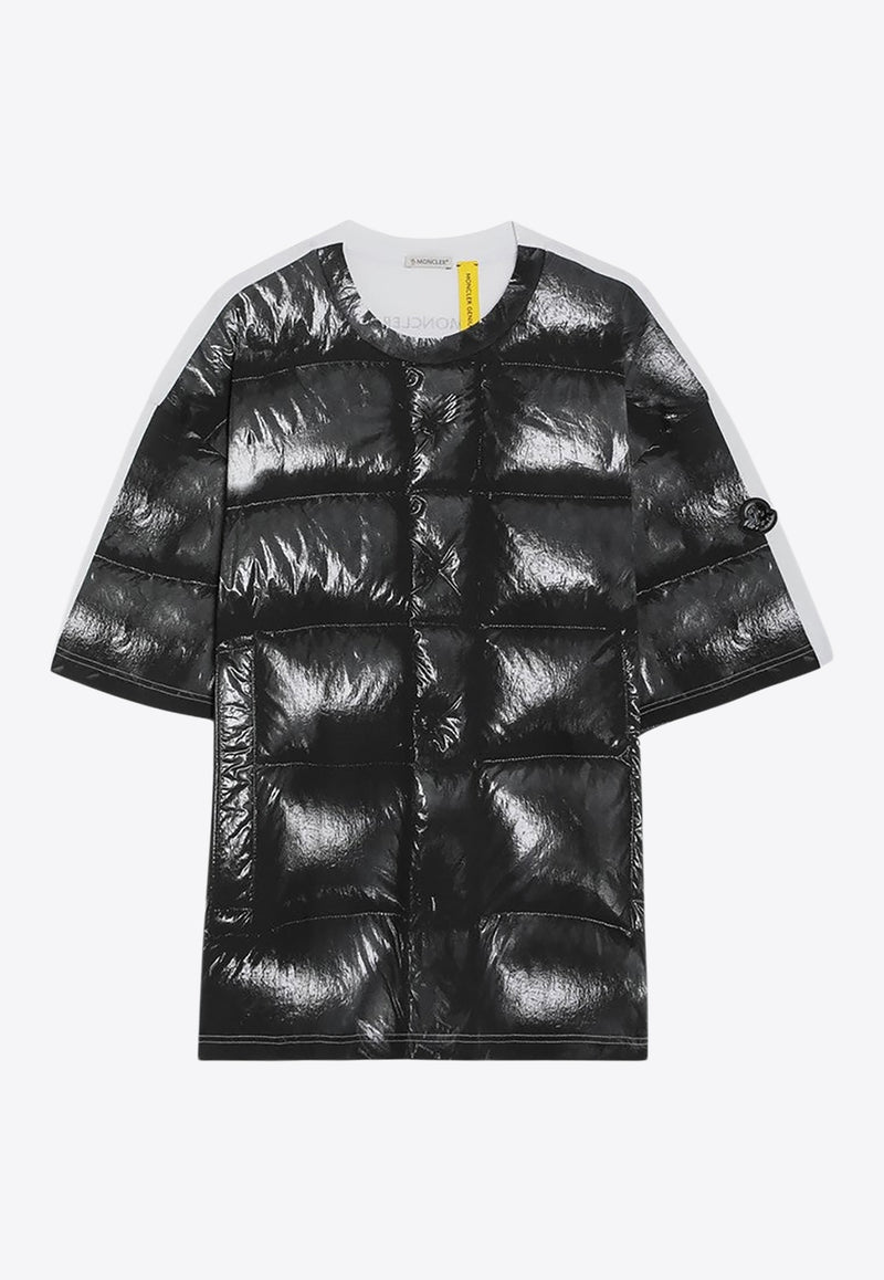 Moncler  X A$Ap Rocky Digital Quilting Print T-shirt Black 8C0000189AYW/R_MONGE-999