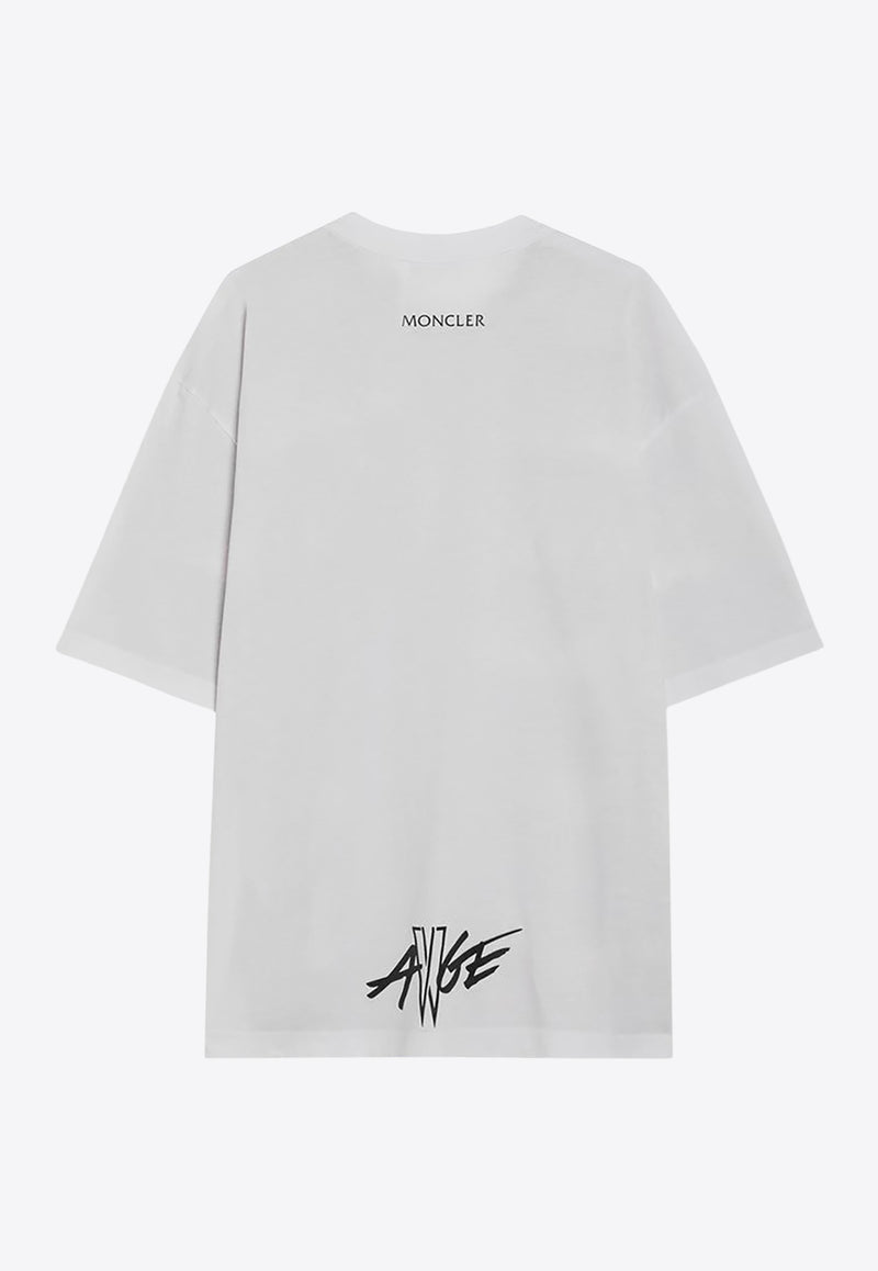Moncler  X A$Ap Rocky Digital Quilting Print T-shirt Black 8C0000189AYW/R_MONGE-999