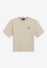 Moncler Grenoble Logo Crewneck T-shirt Off-white 8C0000989AW1/S_MONGR-034