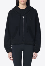 Moncler X Willow Smith Zip-Up Hooded Sweatshirt Black 8G000-01899WC/P_MONGE-999