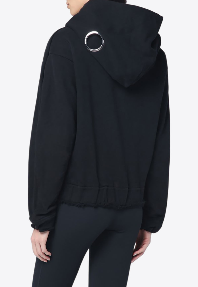 Moncler X Willow Smith Zip-Up Hooded Sweatshirt Black 8G000-01899WC/P_MONGE-999