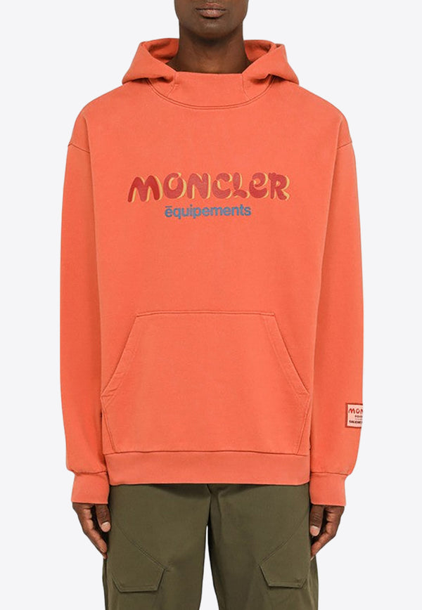 Moncler X Salehe Bembury Logo-Print Hooded Sweatshirt 8G000-02M3237/N_MONGE-270