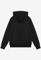 Moncler Logo Patch Hooded Sweatshirt Black 8G000-4789AR3/P_MONCL-998