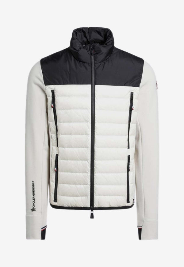 Moncler Grenoble Padded Zip-Up Sweatshirt White 8G00027899IG/R_MONGR-21I