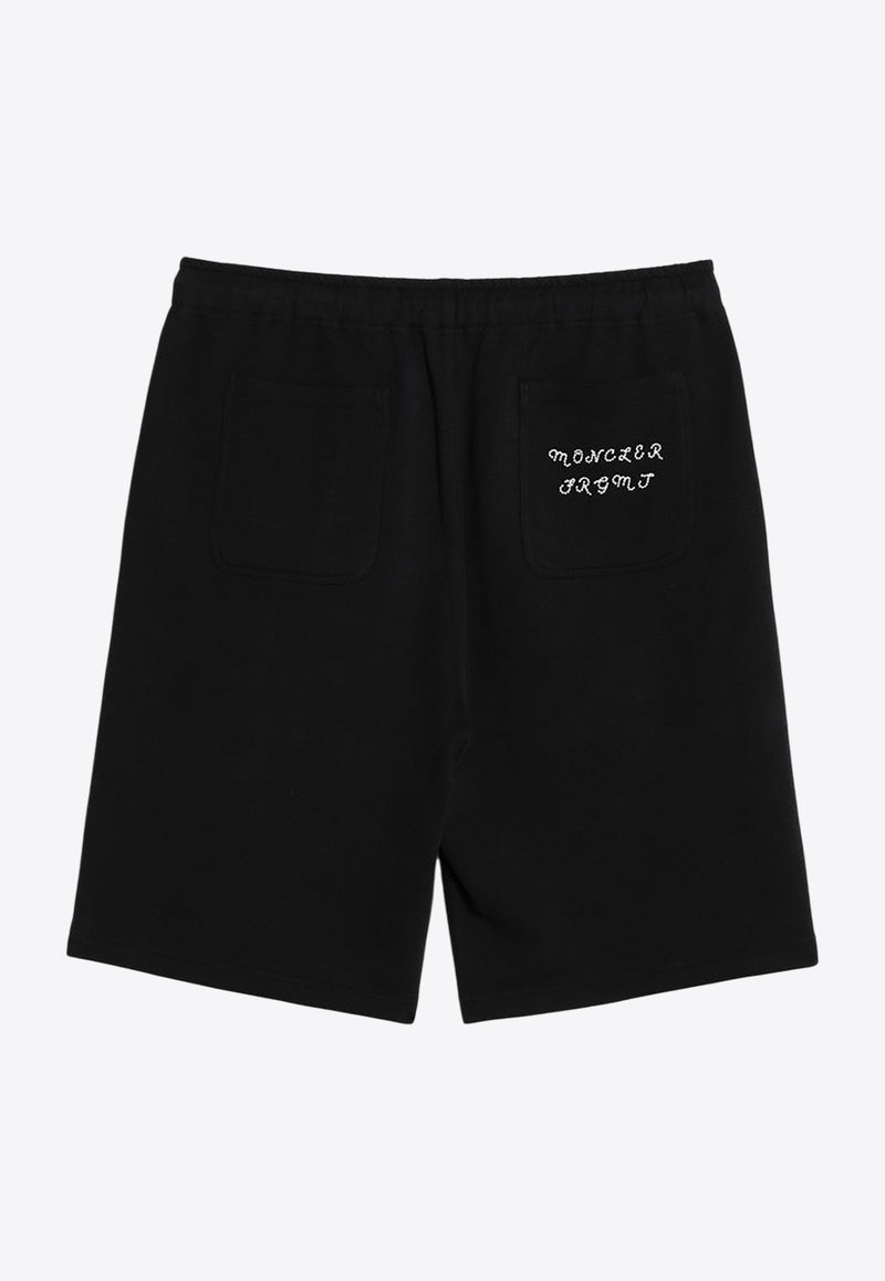 Moncler X Frgmt Logo Bermuda Shorts Black 8H000-01M5214/Q_MONGE-999